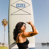 Women Next To The Cruiser Paddle Board