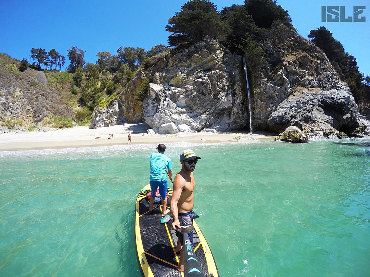 Standup Paddle Boarding in Big Sur by McWay Falls