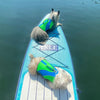 Dogs On The Explorer Paddle Board