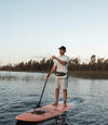 Man Paddling The Cruiser Paddle Board