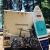 Pioneer Paddle Board Laying Against An RV