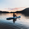 Women Sitting On The Explorer Paddle Board